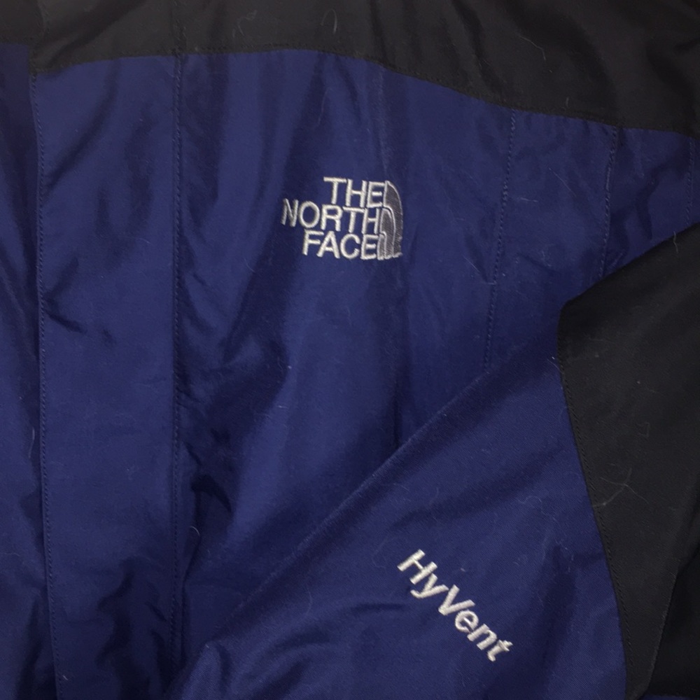 North Face Hyvent almost new black blue Large, L